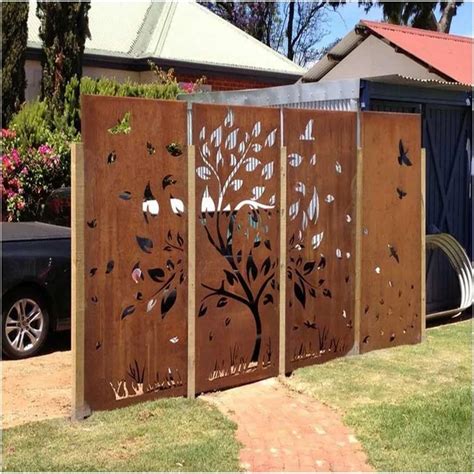 sheet metal privacy screen|best outdoor metal privacy screen.